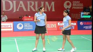 R16  WD  M Jauhari  G Polii vs Jwala GuttaAshwini Ponnappa  2011 Djarum Indonesia Open [upl. by Fagaly]