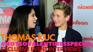 Thomas Kuc GameShakers interviewed at Nickelodeons Not So Valentines Special preview party [upl. by Ehud111]