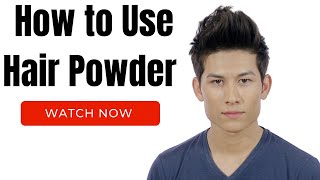 How to Use Hair Powder  TheSalonGuy [upl. by Barn953]