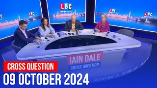 Cross Question with Iain Dale 0910  Watch Again [upl. by Repsac]