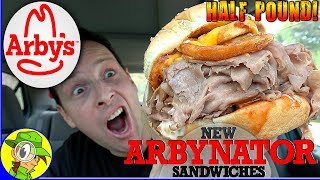 Arbys®  The Arbynator  Half Pound Food Review 💪🤠🍖 [upl. by Courtund]