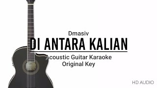 lupakan aku kembali padanya aku bukan siapa siapa DIANTARA KALIAN  Akustik Karaoke [upl. by Delcine]