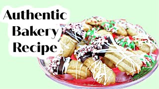 How to Make Bakery Spritz Cookies  12 Days of Christmas Cookies Part 1 [upl. by Ettie]