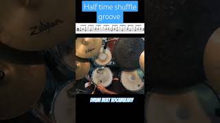 half time shuffle drum beat drumsandlessons drums drumbeats drumbeat drummer [upl. by Netaf]