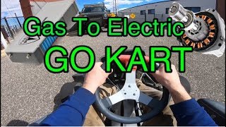 E4 Electric Go Kart Conversion  Build Very Fast Electric Go Cart [upl. by Ziagos957]