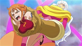 Reiju Saves Nami Ichiji Vs Perospero Germa 66 Uses Raid Suits Powers One Piece Ep 839 [upl. by Yarased]