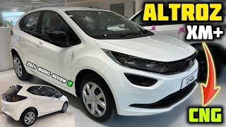 Tata Altroz XM Plus CNG 2024 Model Review ✅ Tata Altroz CNG Value For Money Model [upl. by Tamarra]