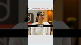 Glass is solid or liquid ias ips upsc mockinterview trickyquestionair9 indiancivilservices [upl. by Merrie]