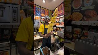 Mumbai Biggest Potato Twister  Indian Street Food  short youtubeshorts shorts [upl. by Onimod]