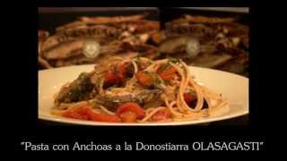 Pasta con Anchoas a la donostiarra Olasagasti [upl. by Aihseym]