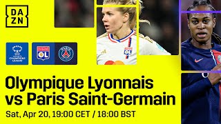 Lyon vs PSG  UEFA Womens Champions League 202324 Semifinal First Leg Full Match [upl. by Nyroc154]