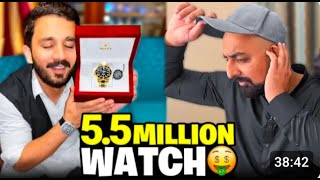 55 lakh rupees ke watch ⌚ kharid li 😱 [upl. by Hannie]