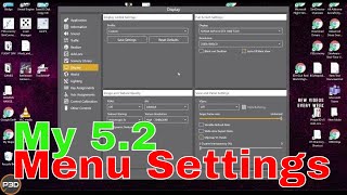 P3Dv52  menu settings  1 of 3 [upl. by Ecienal]