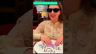 REACTION BLIND WEDDING PROPOSAL 😭💍 wedding heartwarming braille proposal weddingring cute [upl. by Wolff]