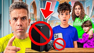 PAPÁ le quita el XBOX amp IPHONE a LORENZO4PLUSONE [upl. by Yarb]