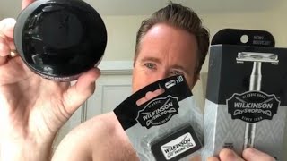 Wet Shaving with Wilkinson Sword Safety Razor Blades and Shaving Soap [upl. by Dahsra]