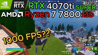 RTX 4070 ti SUPER  Ryzen 7 7800x3d  Chapter 5 Season 2  Solo Ranked  Performance Mode  1080p [upl. by Hertz380]