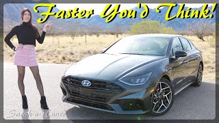 Faster Than The Camry TRD  Hyundai Sonata NLine Review [upl. by Marley]