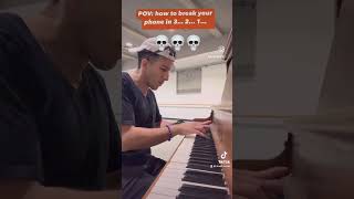 Asian level moonlight sonata 3rd mov challenge in piano went wrong 💀 piano pianist [upl. by Palladin]