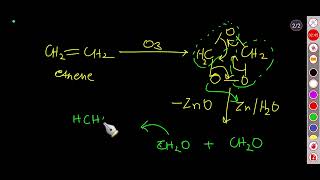 Ozonolysis of Ethene propene and but13diene  class 12  chemistry [upl. by Harold977]