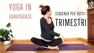 yoga in gravidanza per tutti i trimestri [upl. by Cristal]