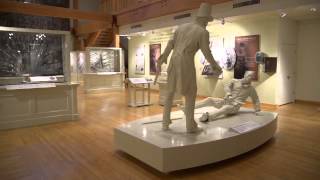 Historic Arkansas Museum Bowie Knife Exhibit [upl. by Lajes]