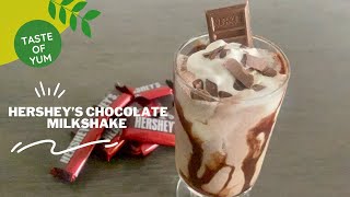 hersheys chocolate milkshake recipe  milkshake recipe  Taste of yum [upl. by Wylie]