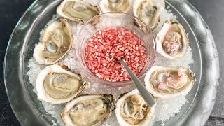 Classic Shallot Mignonette Recipe [upl. by Eimarej]