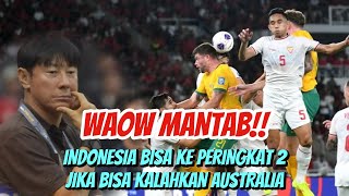 WAOW INDONESIA BISA KE PERINGKAT 2 JIKA BISA KALAHKAN AUSTRALIA [upl. by Shantee10]