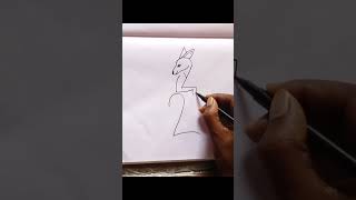 kangaroo drawing easy short video drawing [upl. by Eniamirt]