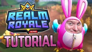 Baggins learns to play Realm Royale Tutorial [upl. by Cairns]