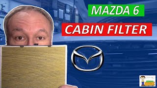 Mazda 6 Cabin Filter Replacement [upl. by Enniotna252]