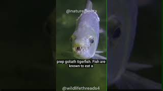 The Deadliest Freshwater Fish  Goliath Tigerfish shorts tigerfish [upl. by Frederich]