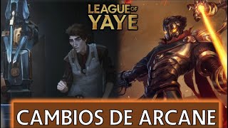 ¿Qué cambios hizo Arcane en el Lore EXPLICADOS 2 Universo LoL Explicado [upl. by Ashia997]