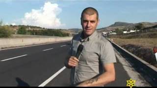 polizia stradale sardegna oristano  BASTA SANGUE STRADE 01  paul dessanti in tv sardegna [upl. by Menis]