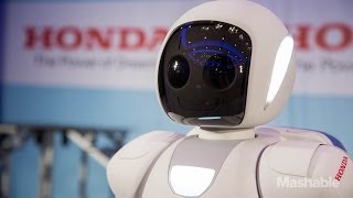 Newest Honda ASIMO Robot Moves Like A Human  Mashable [upl. by Rodgers]