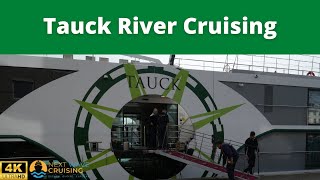 Tauck River Cruise  MS Joy  Sail Away from Amsterdam the Netherlands 4K [upl. by Gwenore29]