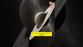 ¿Sabías que Saturno flotaría en una bañera gigante curiosidades ciencia astronomia [upl. by Aissatsan338]