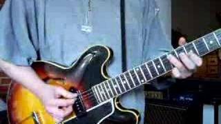 1960 Gibson ES330T demo blues [upl. by Beal]