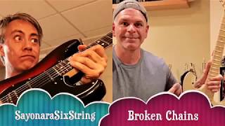 Twin Guitar Cover  Look What The Cat Dragged In  Poison  With sayonarasixstring [upl. by Ramak]