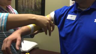 How To Tape For Elbow Hyperextension [upl. by Reld]