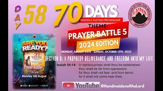 Day 58 MFM 70 Days Prayer amp Fasting Programme 2024Prayers from Dr DK Olukoya General Overseer MFM [upl. by Martguerita708]