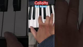 Callaita pianotutorial music bad bunny [upl. by Rimat]