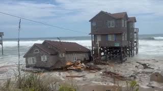 Rodanthe Faces Crisis 10th House Collapses in Four Years Amid Coastal Erosion [upl. by Nairred]