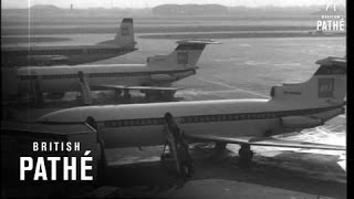 Aircraft At London Airport 1967 [upl. by Biles380]