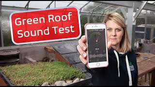 Green Roof Sound Insulation amp Noise Reduction Test [upl. by Quintessa474]