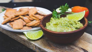 Guacamole au Moringa et Crakers farine de Niébé et Maïs [upl. by Kapoor719]