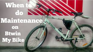 When to do Maintenance on Btwin My bike [upl. by Fugere]