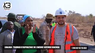 TRAVAUX DASPHALTAGE DE LAVENUE KAYEMBE KAKING AU QUARTIER MUTOSHI PAR LENTREPRISE TOHA [upl. by Hasila534]