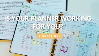 Is Your Planner Working For You 5 Questions to Ask [upl. by Treacy]